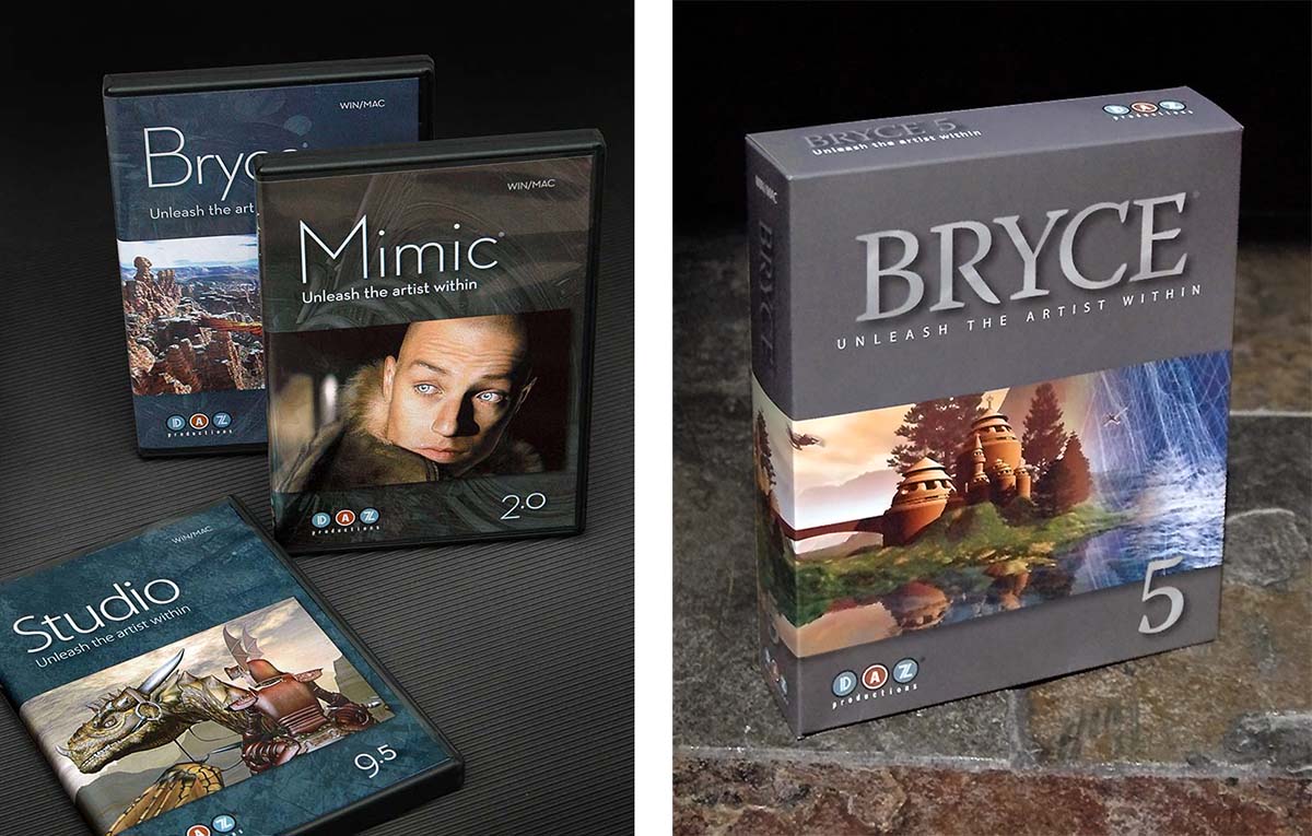 DAZ software packaging