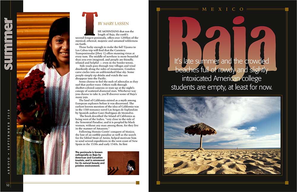 Moab magazine spread